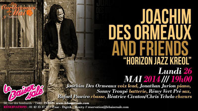 [Les Caribéennes de mai] Joachim Des Ormeaux And Friends “Horizon Jazz Kreol”