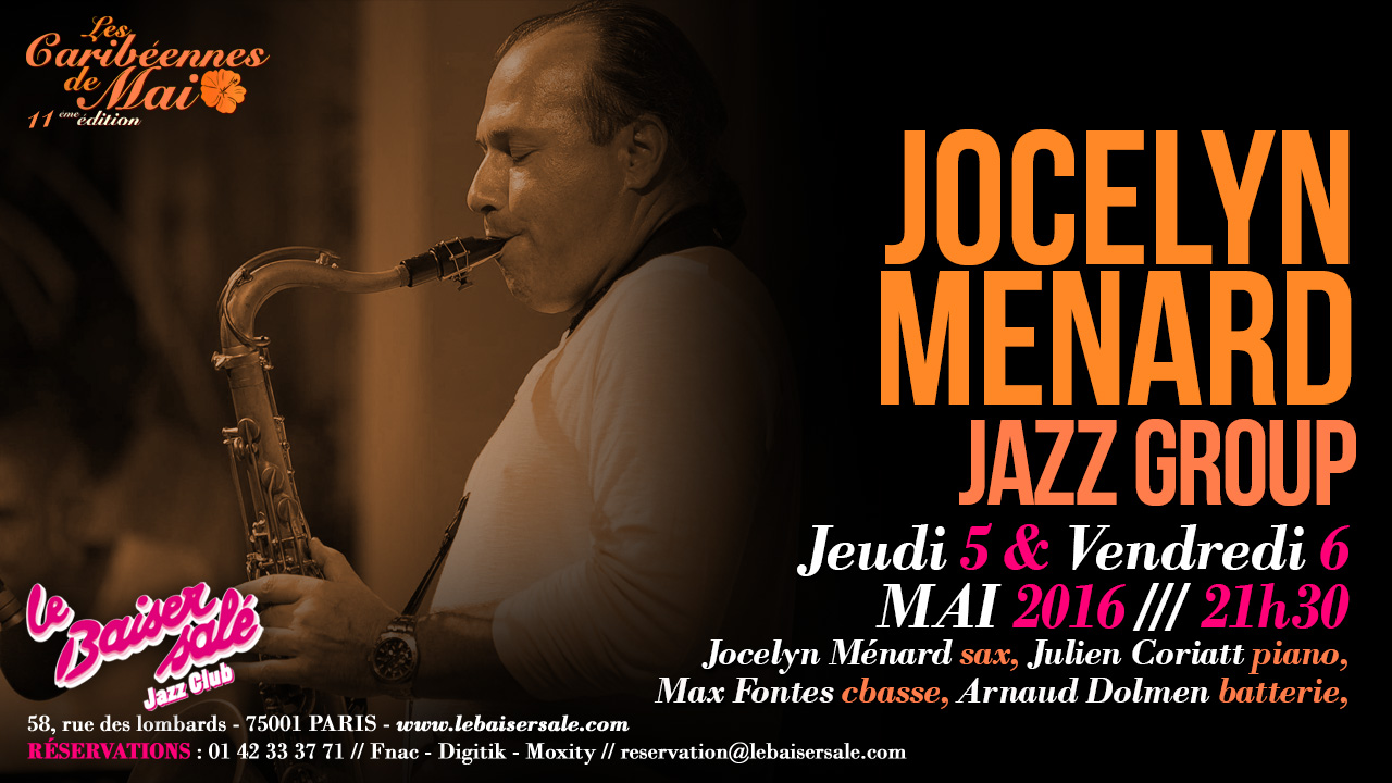 [Caribéennes de Mai] Jocelyn Ménard quartet