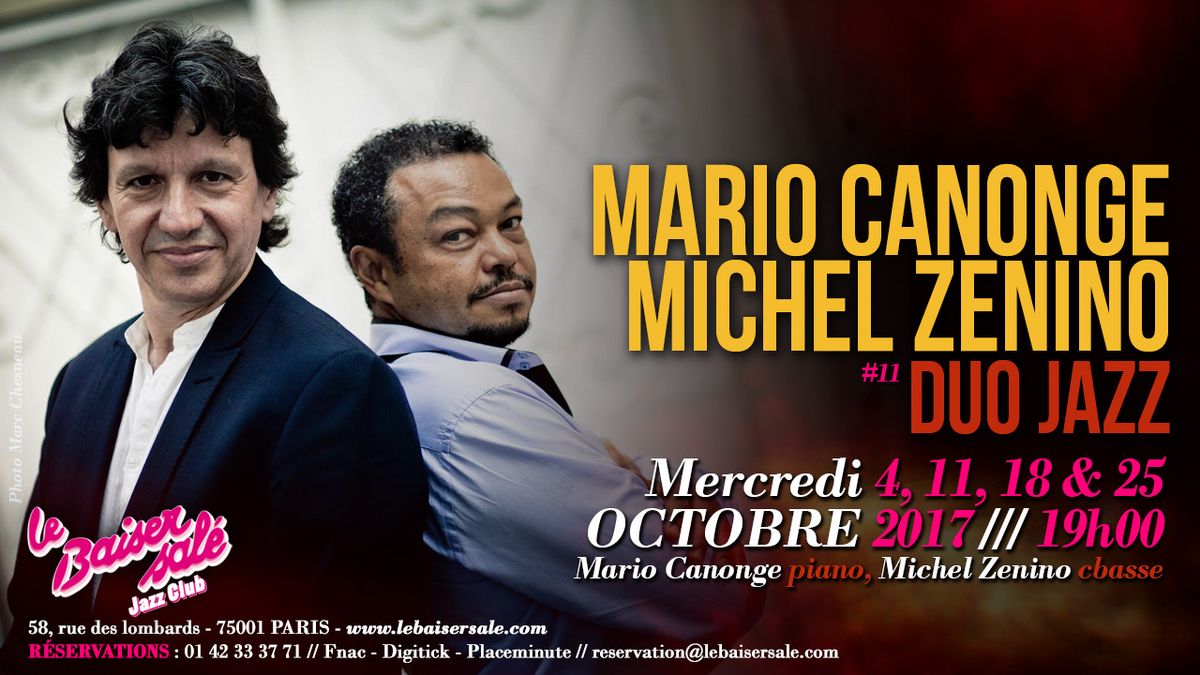 Mario Canonge & Michel Zenino - duo jazz