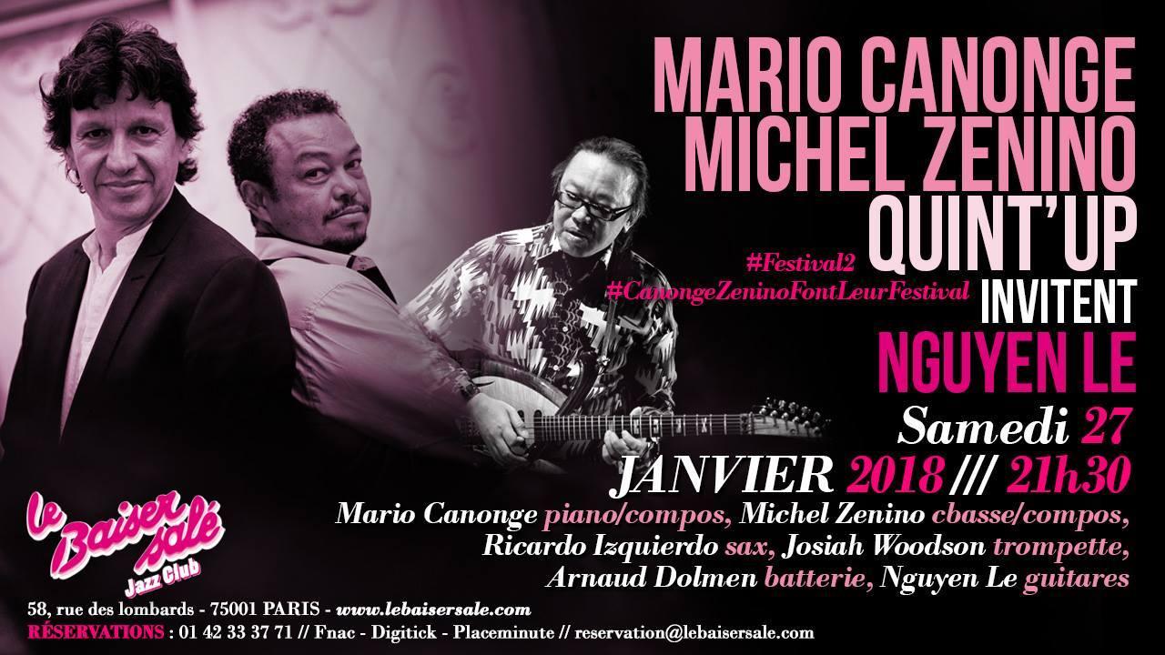 Mario Canonge & Michel Zenino Quint'Up invitent Nguyen Lê