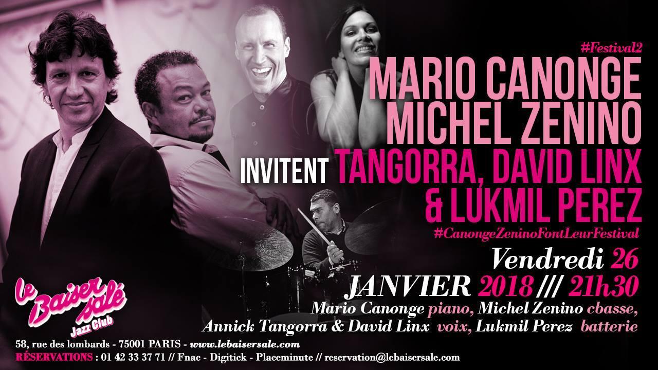 Mario Canonge & Michel Zenino invitent Tangorra, David Linx & Lukmil Perez