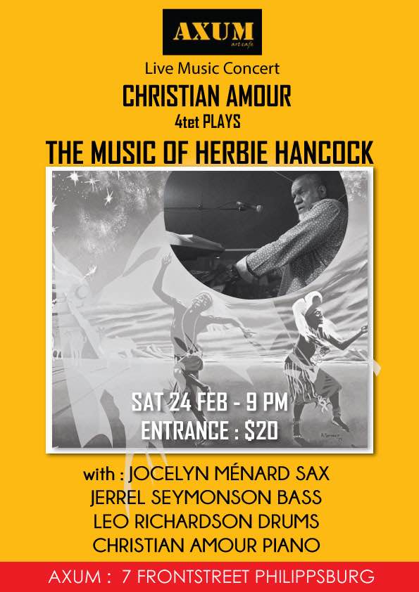 Christian Amour 4tet plays the music of Herbie Hancock