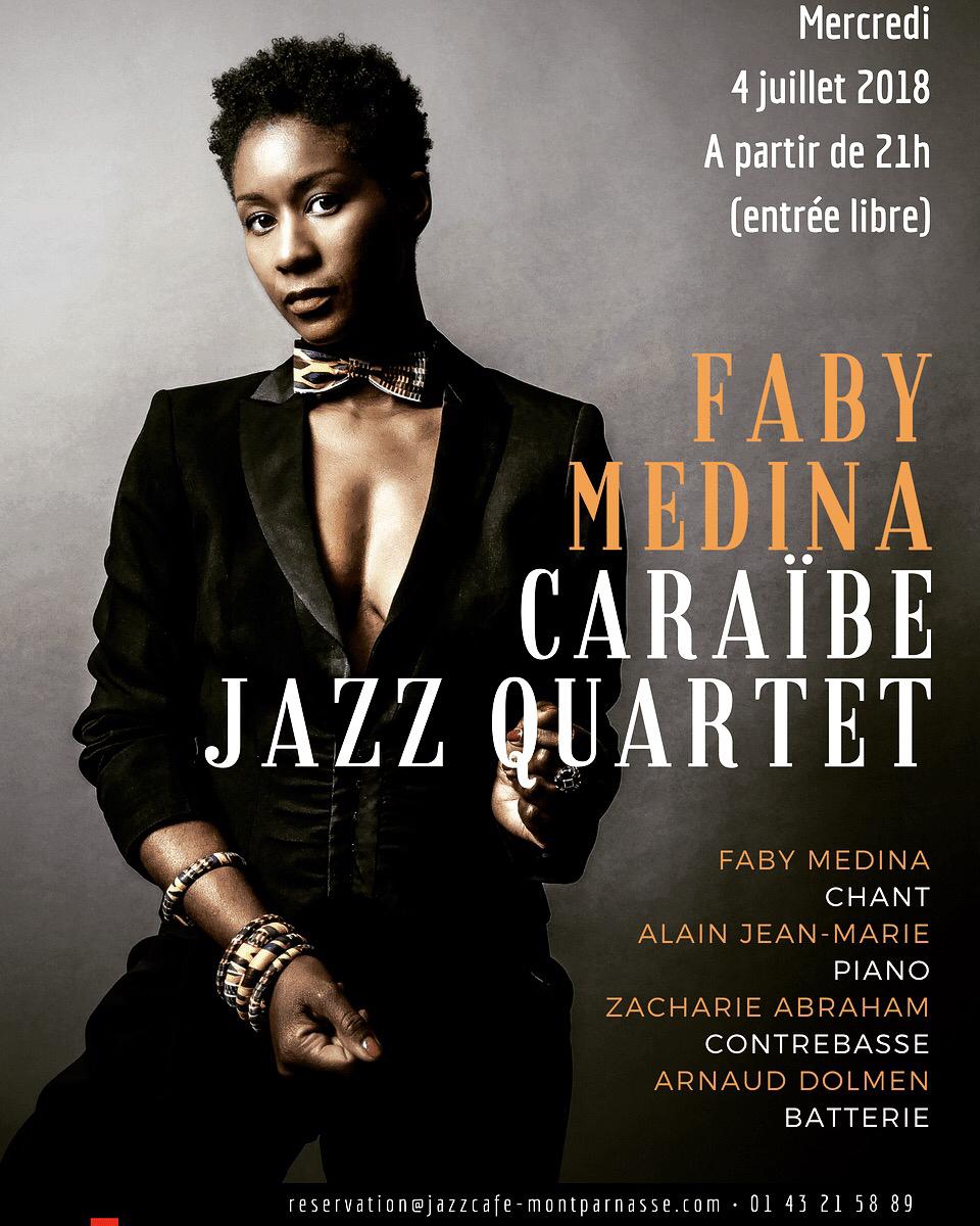 Caraïbe Jazz Quartet Faby Medina