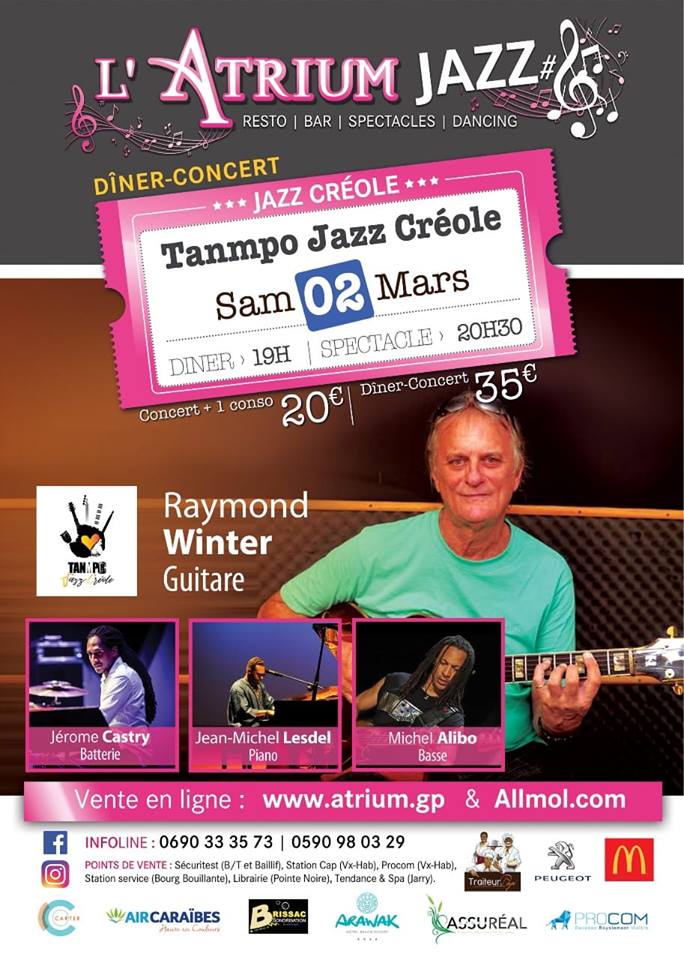 Tanmpo Jazz Créole avec Raymond Winter