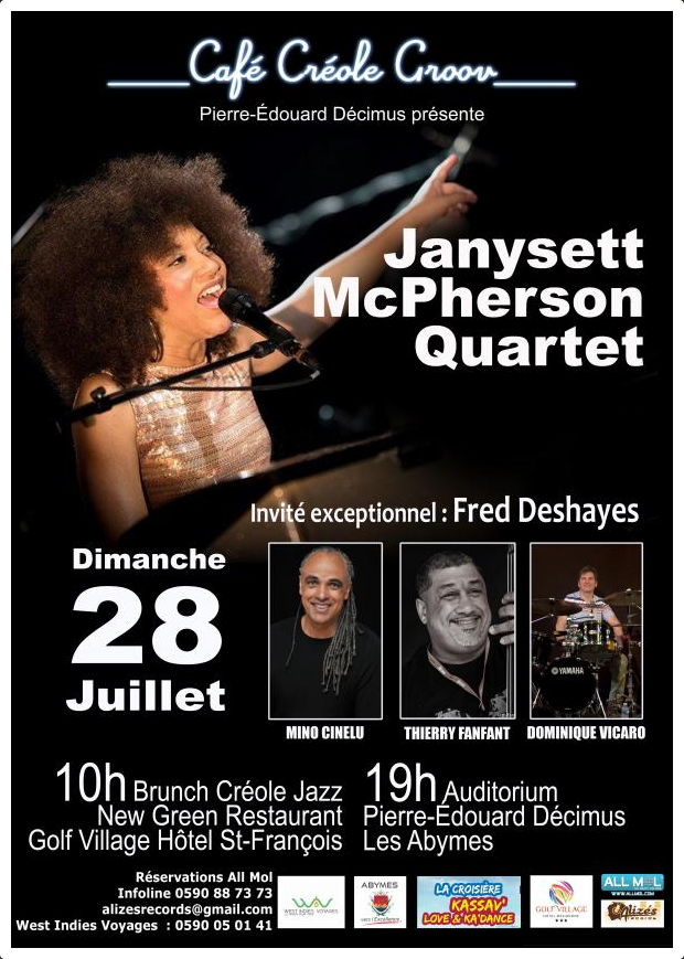 Brunch Créole Jazz - Janysett McPherson Quartet