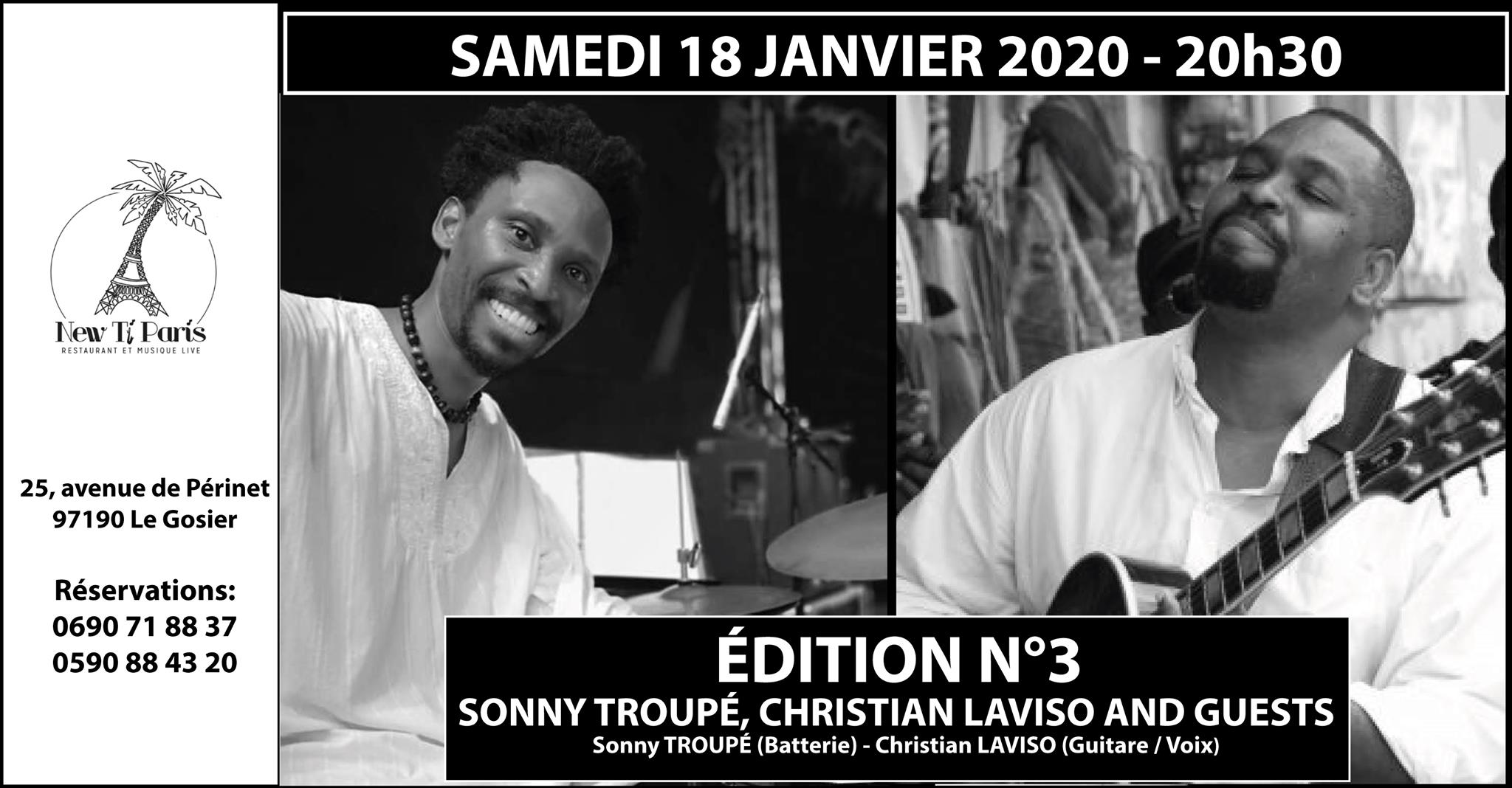 Sonny Troupé, Christian Laviso and guests - 3ème édition