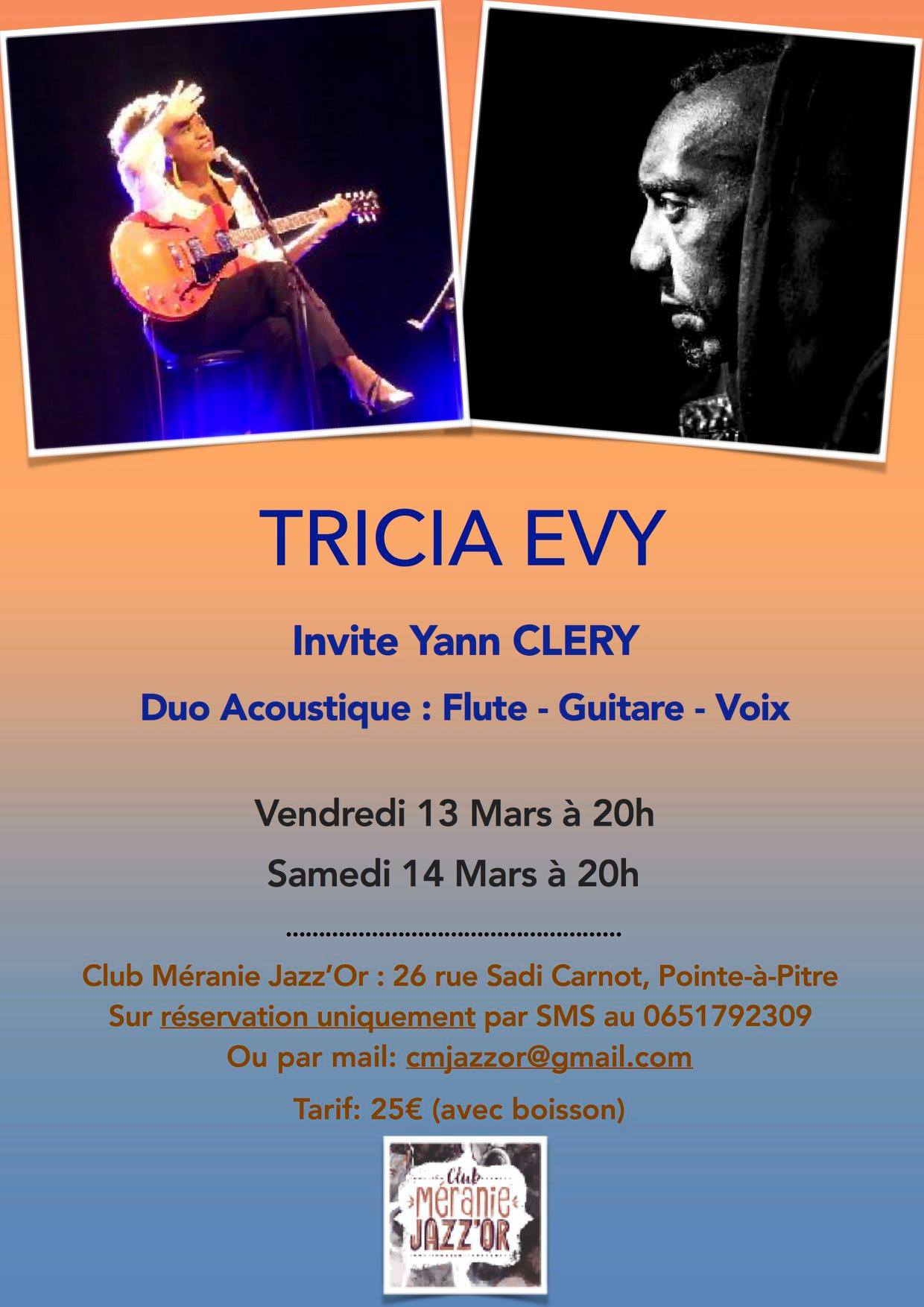 Tricia Evy invite Yann Cléry