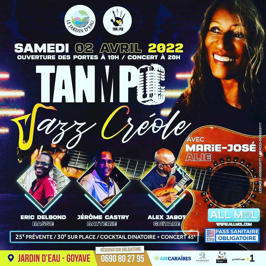 Tanmpo Jazz Créole avec Mariejosé Alie
