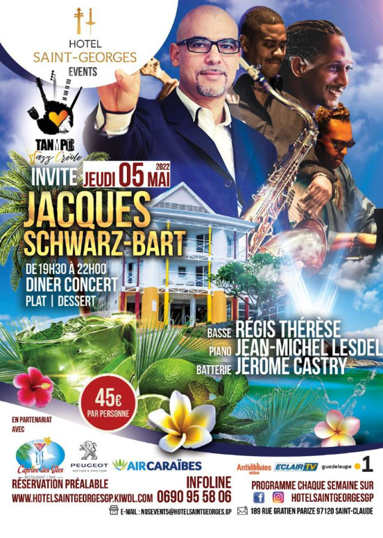 Tanmpo Jazz Créole invite Jacques Schwarz-Bart