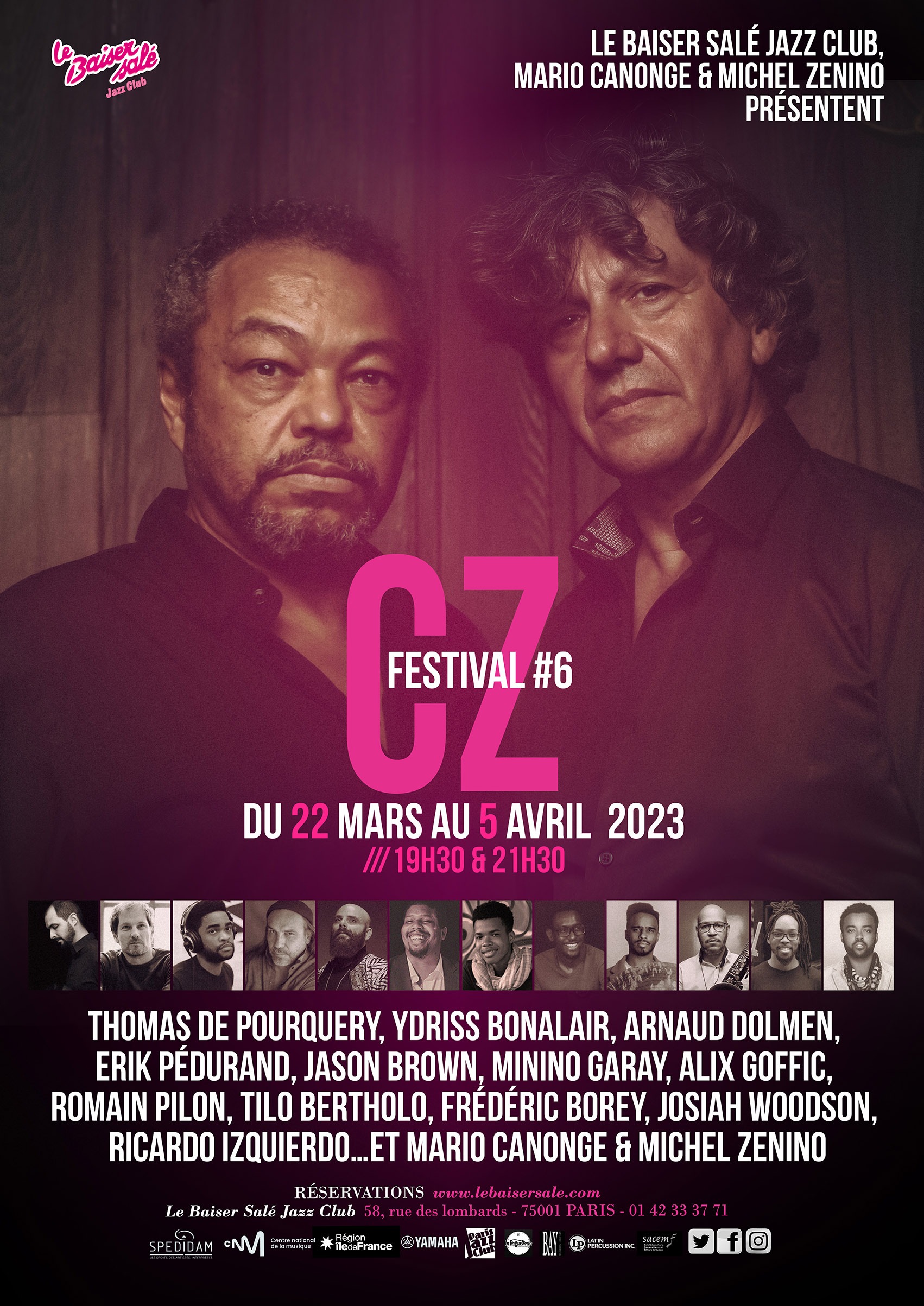 Le Baiser Salé, Mario Canonge & Michel Zenino Présentent Le CZ Festival #6