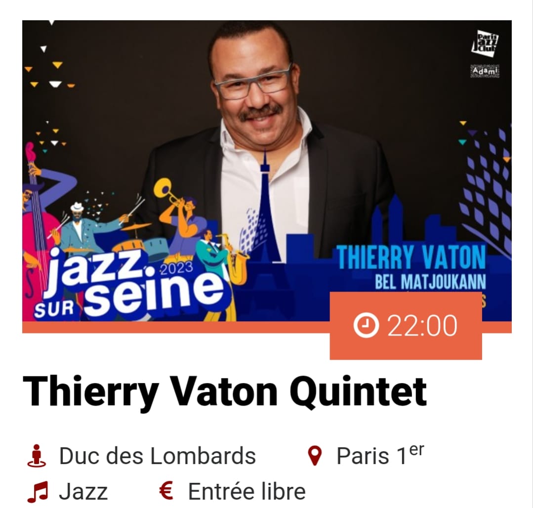 Thierry Vaton : Showcases Festival Jazz sur Seine 2023