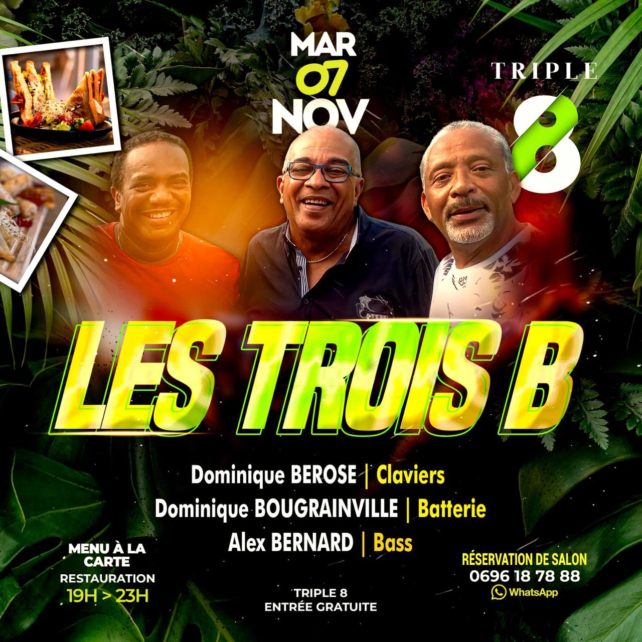 Les Trois B / Bougrainville, Bernard, Bérose