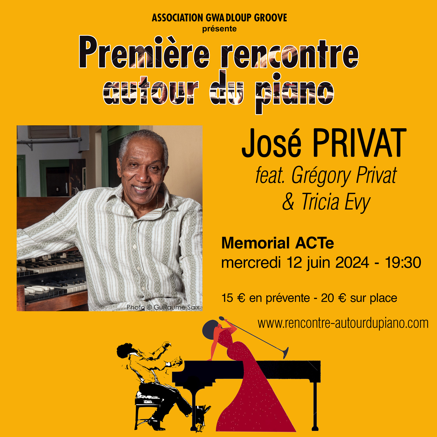 José Privat feat. Grégory Privat & Tricia Evy #FestivalPremiereRencontreAutourDuPiano16